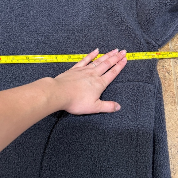 New Sweaty Betty Plush Drawstring Hoodie Medium M Urban Grey Layering Cozy Fall - Picture 10 of 13